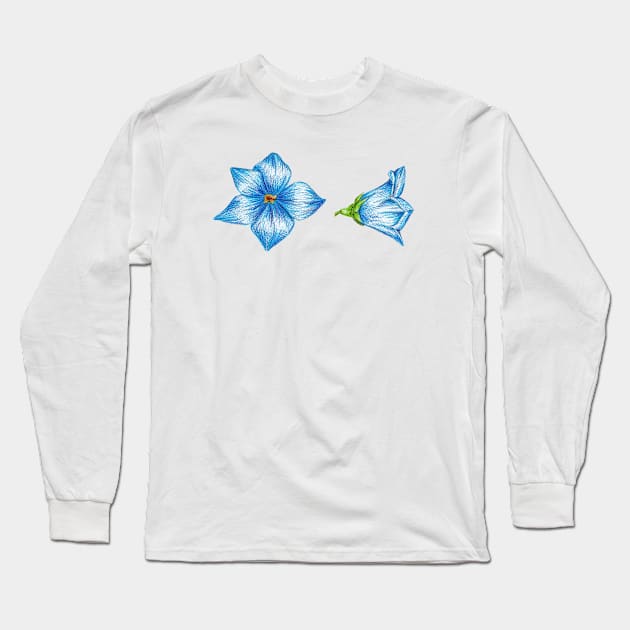 blue bells Long Sleeve T-Shirt by lisenok